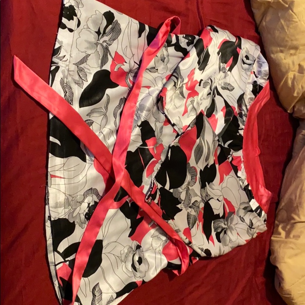BcBG floral blouse